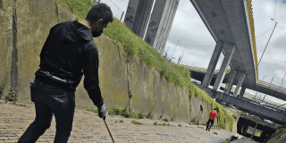 Recuperación del espacio público en el Canal Comuneros en Bogotá 