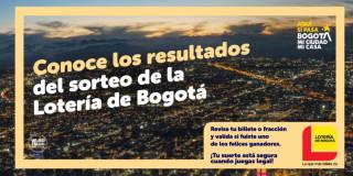 Lotería de Bogotá conoce resultados sorteo jueves 21 de agosto 2025
