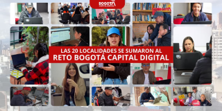20 localidades se unieron al reto Bogotá Capital Digita Únete