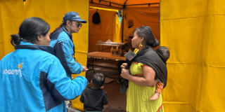 Atención en salud a comunidad emberá en Bogotá 2025