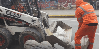 Bogotá retira 235 toneladas de escombros abandonados en calles