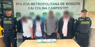 Capturados cuatro falsos policías que cometían hurtos en Bogotá 2025