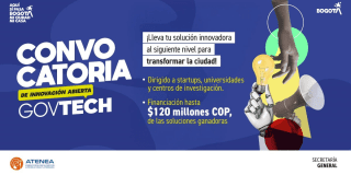 Invitación a participar en convocatoria pública que resuelve retos de Bogotá