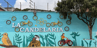 La Candelaria recuperó 758 metros cuadrados de espacio público con arte
