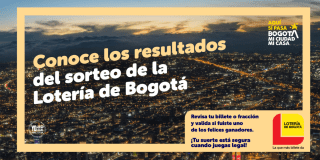 Lotería de Bogotá conoce resultados sorteo jueves 11 septiembre 2025