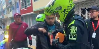 Megatoma de seguridad en Bosa sur de Bogotá deja 6 motos inmovilizadas