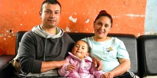 foto de la familia de Meleidy Valencia