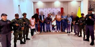 Cayeron en Bogotá diez integrantes del grupo de delincuencia común organizada ‘El Dorado’.