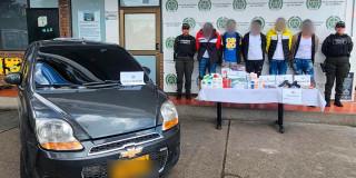 La foto de los integrantes de ‘Los Pisasuave’ detenidos por hurto a establecimientos de comercio