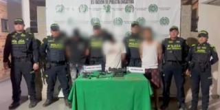 Foto de los tres capturados en Engativá por hurtar una vivienda