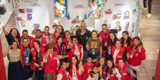 Imagen de los vendedores de la localidad de Engativá durante la Feria del Hogar 2025.