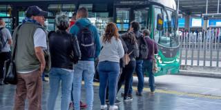 Megatoma de seguridad deja 7 capturados en TransMilenio en Bogotá