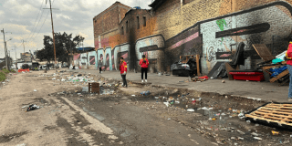 Operativo en Bogotá recupera espacio público en Los Mártires