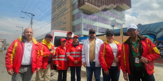 Recuperación de espacio público en Bogotá localidad de Los Mártires. 