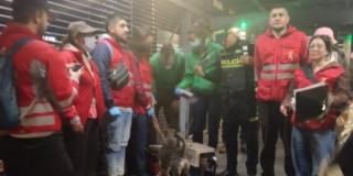 Rescatados perro y gato utilizados para mendicidad TransMilenio Bogotá