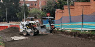 Imagen de una obra de malla vial en Chapinero