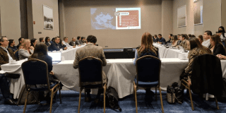 Fotografía del encuentro de representantes de entidades