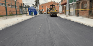 Foto de una obra en la localidad de Kennedy 