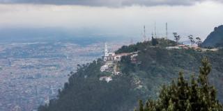 Foto panorámica de Bogotá