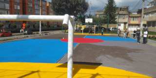 Foto de una chancha de micro futbol 