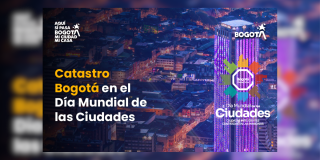 Imagen de la pieza gráfica de Catastro Bogotá