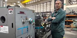 Foto de Carlos Amaya trabajador del Acueducto de Bogotá 