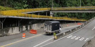 Imagen de un camión transitando la Vía al Llano