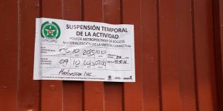 Sellan pagadiario en el centro de Bogotá por irregularidades para ejercer su actividad comercial