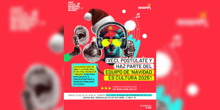 Pieza gráfica de la convocatoria laboral