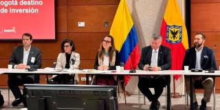 Foto del encuentro entre Bogotá y empresas suizas para impulsar el desarrollo de infraestructuras sostenibles.