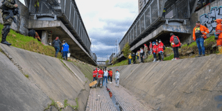 En la foto el Canal Comuneros, donde fueron desmontados 20 cambuches