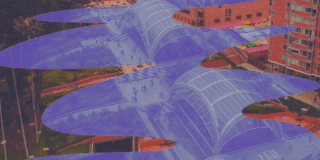 Imagen de panorámica de los techos de varios edificios.