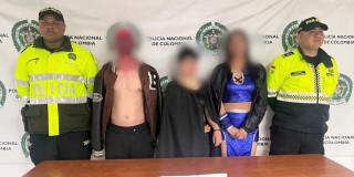 Foto de los tres capturados por la agresión y muerte de Jaime Esteban Moreno Jaramillo.
