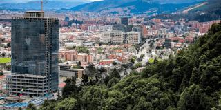 Imagen panorámica del norte de Bogotá