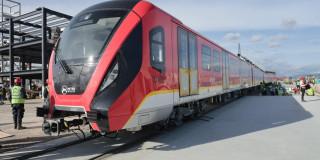 Foto de uno de los trenes del Metro de Bogotá