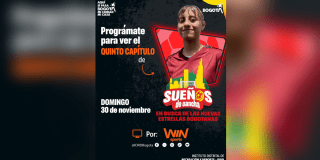 imagen con información de el quinto capítulo de Sueños de Cancha