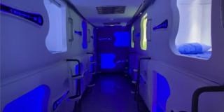 Foto de cápsulas de sueño de la Terminal de Transporte de Bogotá