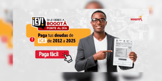 Pieza gráfica indicando el pago de deudas