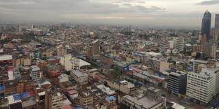 Foto panorámica de la ciudad de Bogotá, Colombia