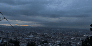 Imagen panorámica de Bogotá