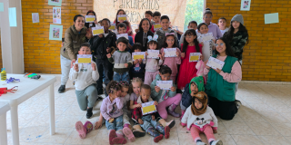 Imagen de los patrulleritos ambientales de la Localidad de Fontibón