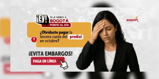 Imagen de la pieza gráfica que invita a la ciudadanía a pagar la tercera cuota del impuesto predial