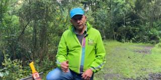 Foto de Flaminio Calvo trabajador del Acueducto de Bogotá 