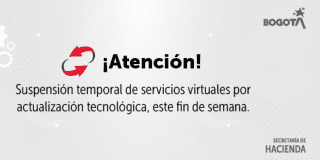 Imagen de la pieza gráfica que informa sobre la actualización