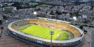 Foto panorámica del estadio El Campín en Bogotá