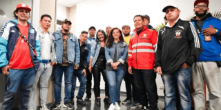 Imagen de integrantes de barras futboleras