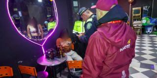 Foto del operativo de seguridad en Usme 