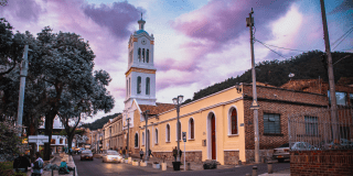 Imagen de una de las calles del centro de Usaquén