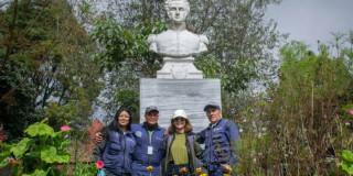 Imagen de funcionarios brigada de Atención a Monumentos 