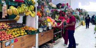 Foto de una de las Plazas Distritales de Mercado de Bogotá.